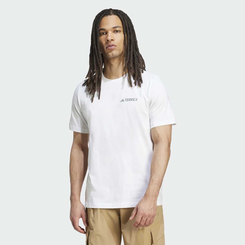 Camiseta Adidas Terrex Mountain Branca Camiseta Adidas Terrex Mountain Branca