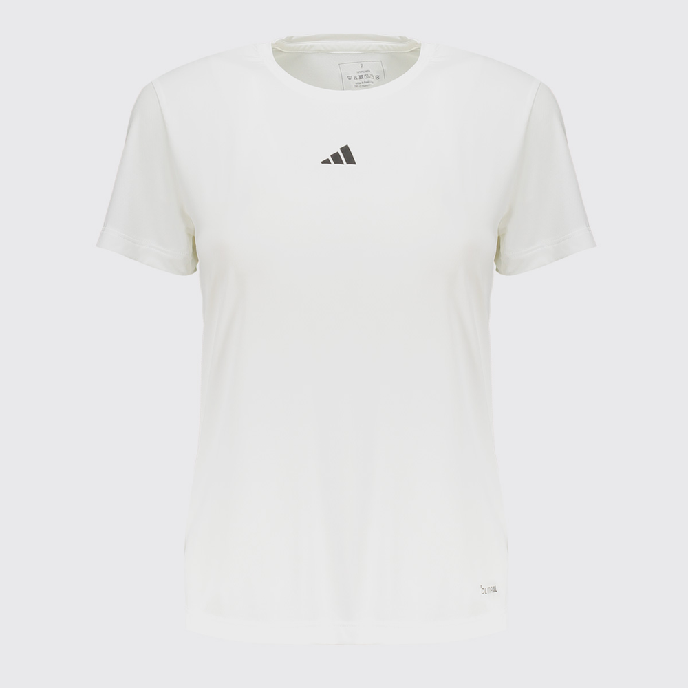 Camiseta Adidas TR B 3S Feminina Branca Camiseta Adidas TR B 3S Feminina Branca