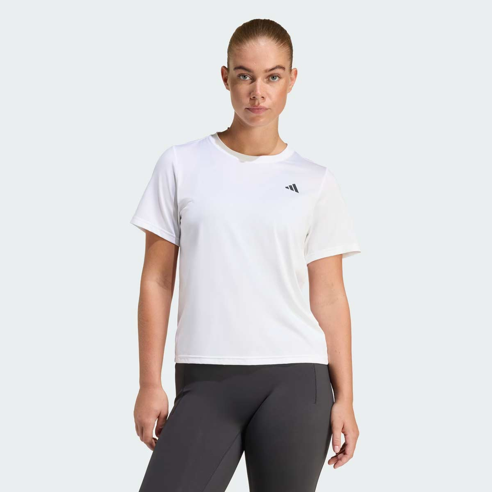 Camiseta Adidas WE Min Crew Feminina Branca Camiseta Adidas WE Min Crew Feminina Branca