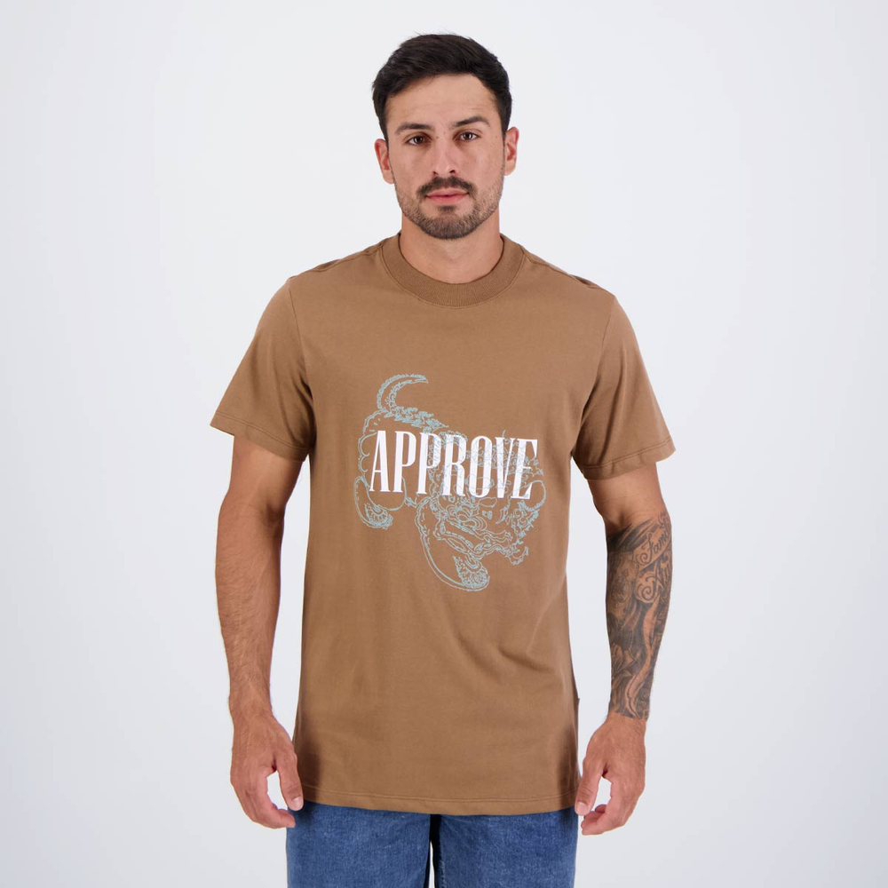 Camiseta Approve Tiger Marrom