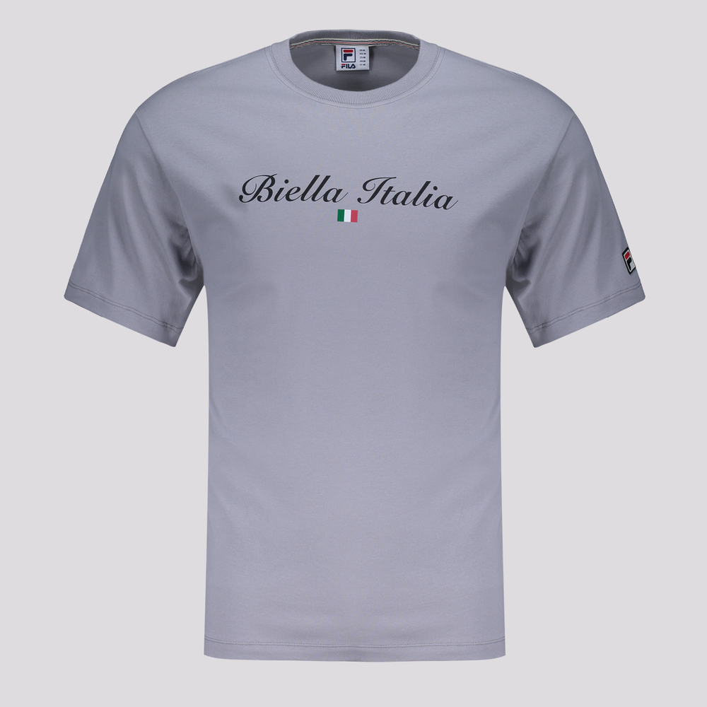 Camiseta Fila Comfort Biella Italia Cinza Camiseta Fila Comfort Biella Italia Cinza