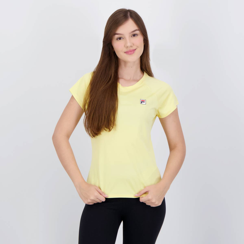 Camiseta Fila Tennis Basic Feminina Camiseta Fila Tennis Basic Feminina