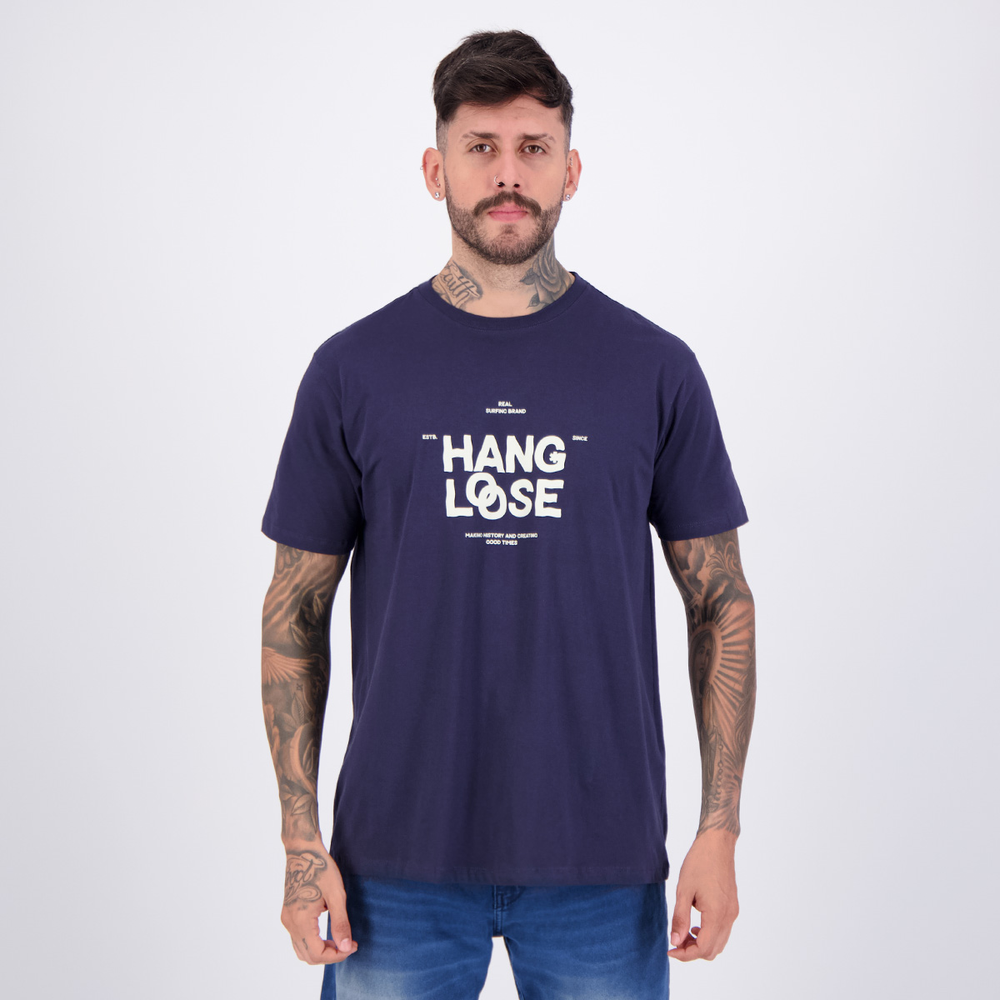 Camiseta Hang Loose Chilli Marinho