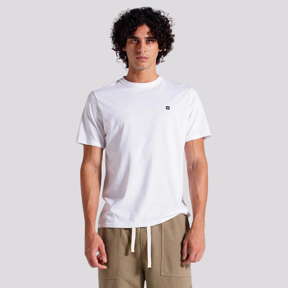 Camiseta Hang Loose Malha Premium Classic Branca Camiseta Hang Loose Malha Premium Classic Branca