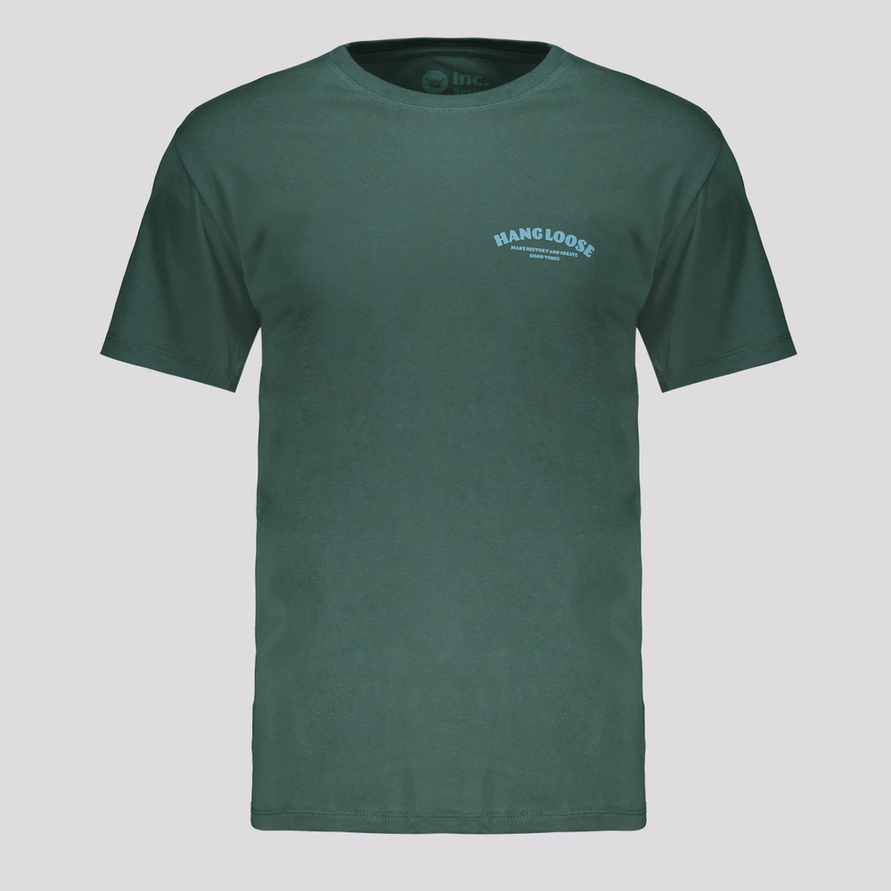 Camiseta Hang Loose Mountain Verde Camiseta Hang Loose Mountain Verde