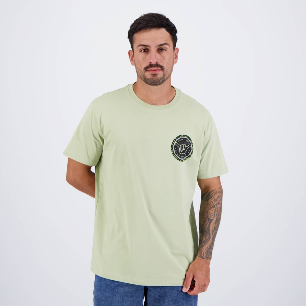 Camiseta Hang Loose Optical Verde Camiseta Hang Loose Optical Verde