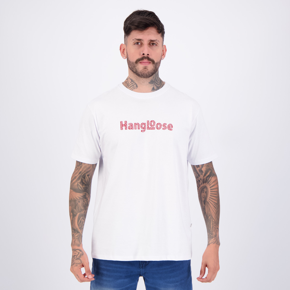 Camiseta Hang Loose Ornaments Branca Camiseta Hang Loose Ornaments Branca