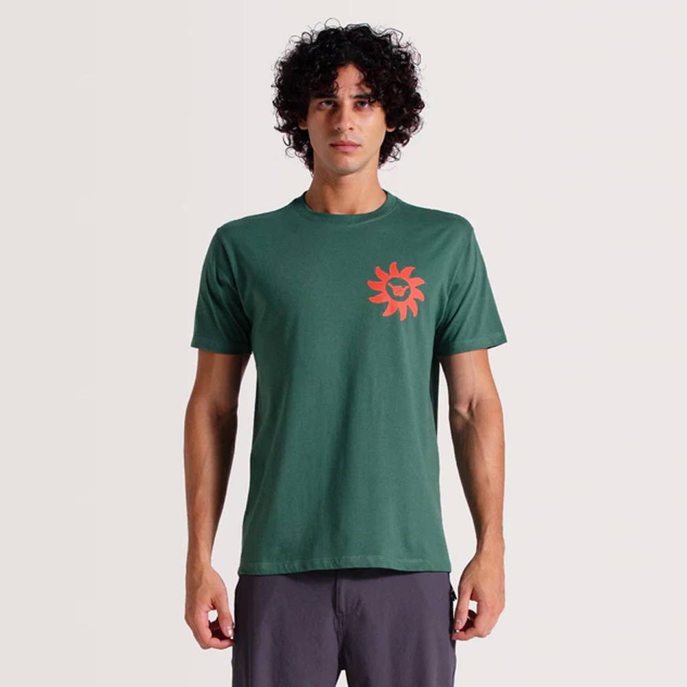 Camiseta Hang Loose Rocks Verde Camiseta Hang Loose Rocks Verde