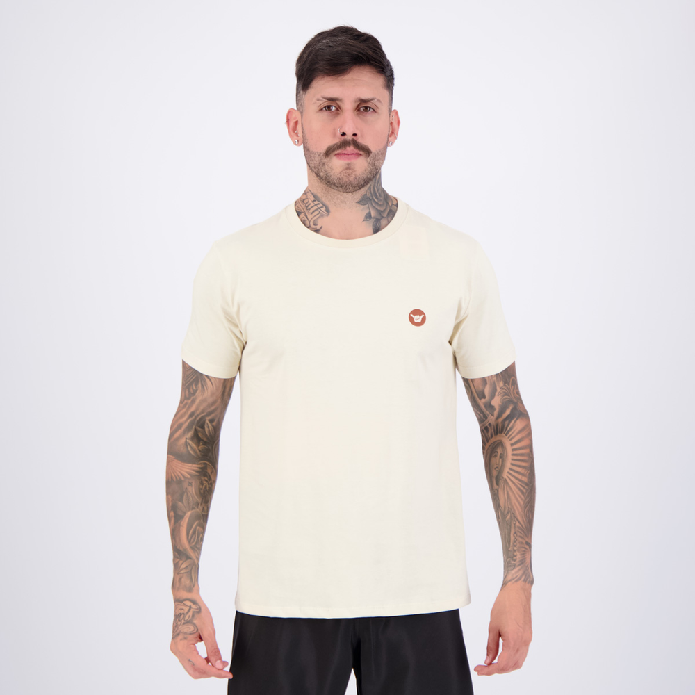 Camiseta Hang Loose Round Off-White Camiseta Hang Loose Round Off-White