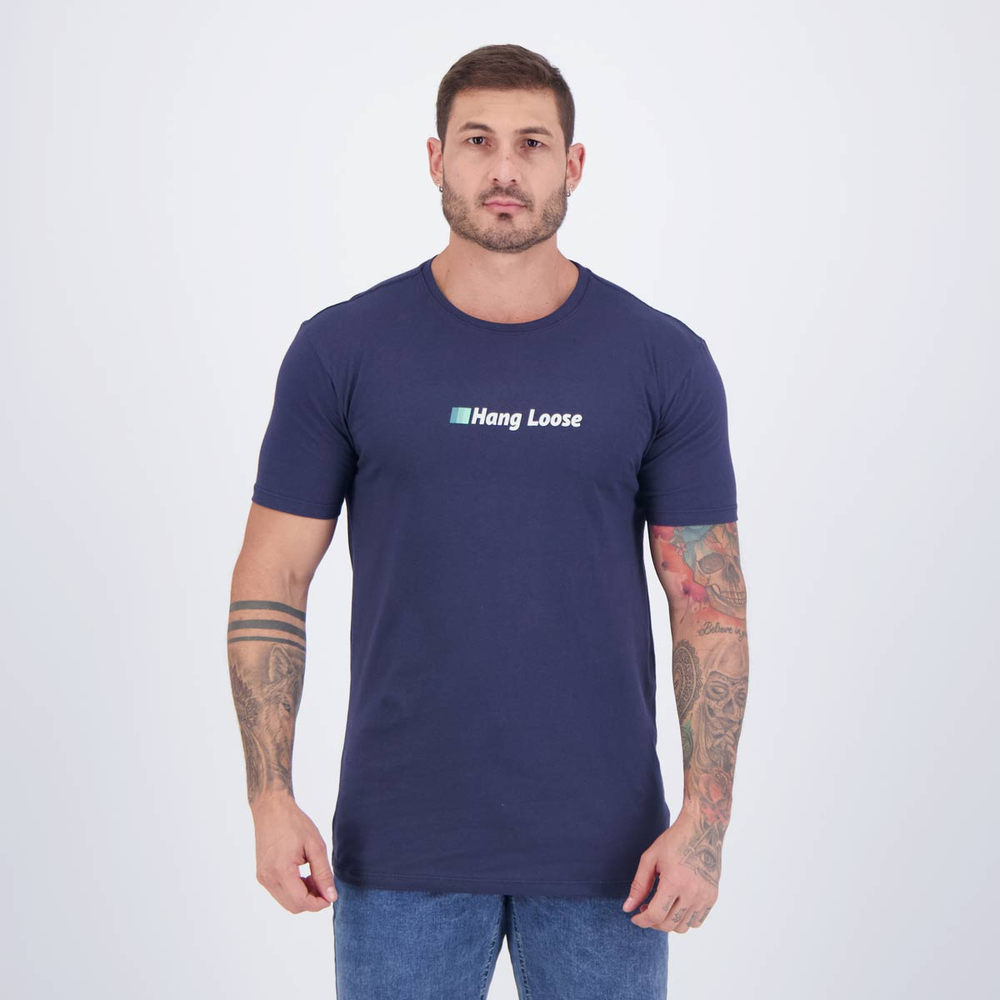 Camiseta Hang Loose Speedtype Marinho Camiseta Hang Loose Speedtype Marinho