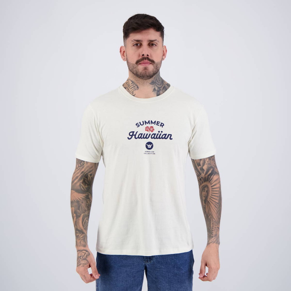Camiseta Hang Loose Summer Off White Camiseta Hang Loose Summer Off White