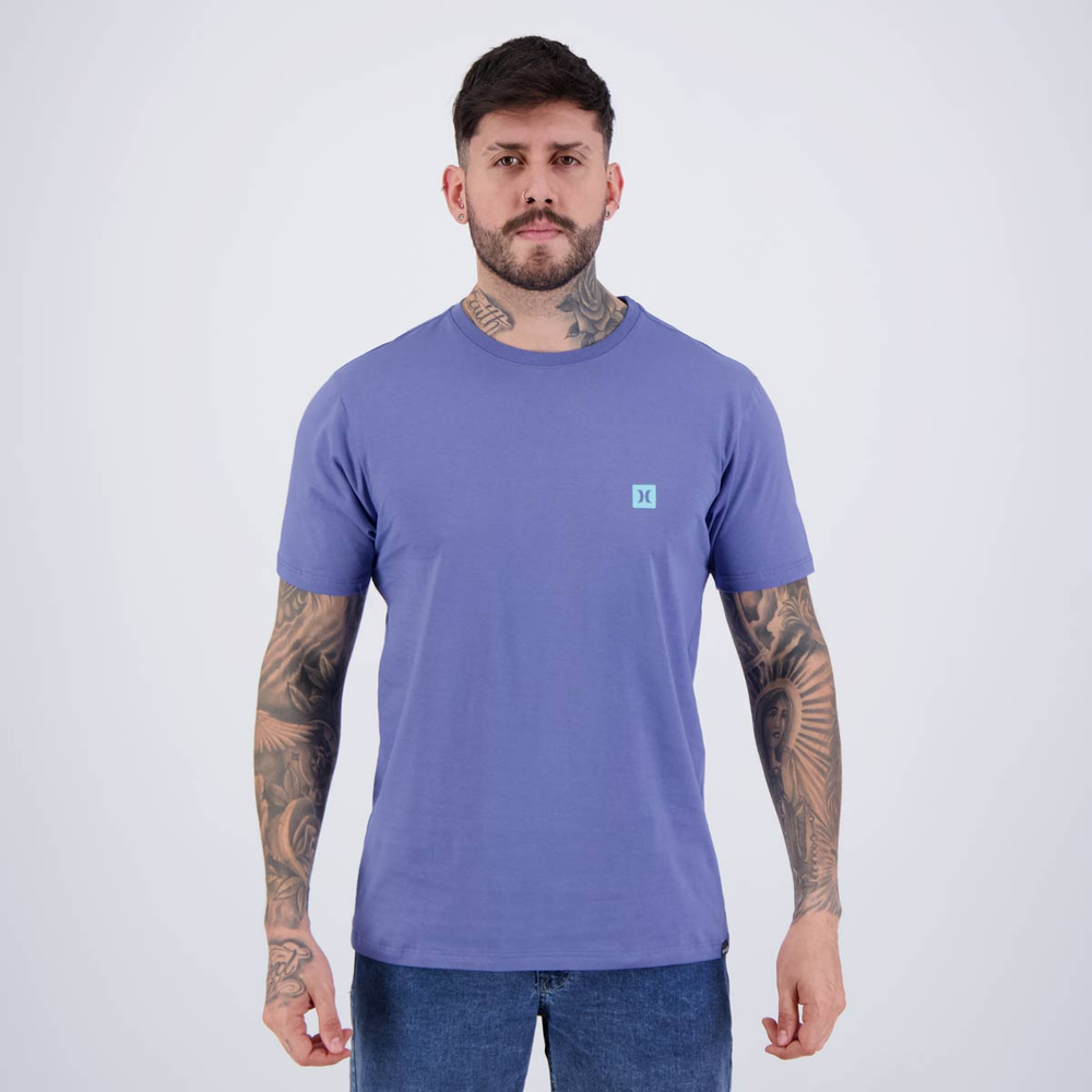 Camiseta Hurley Mini Icon Lilás Camiseta Hurley Mini Icon Lilás