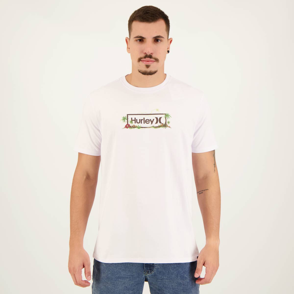 Camiseta Hurley Oasis Branca Camiseta Hurley Oasis Branca