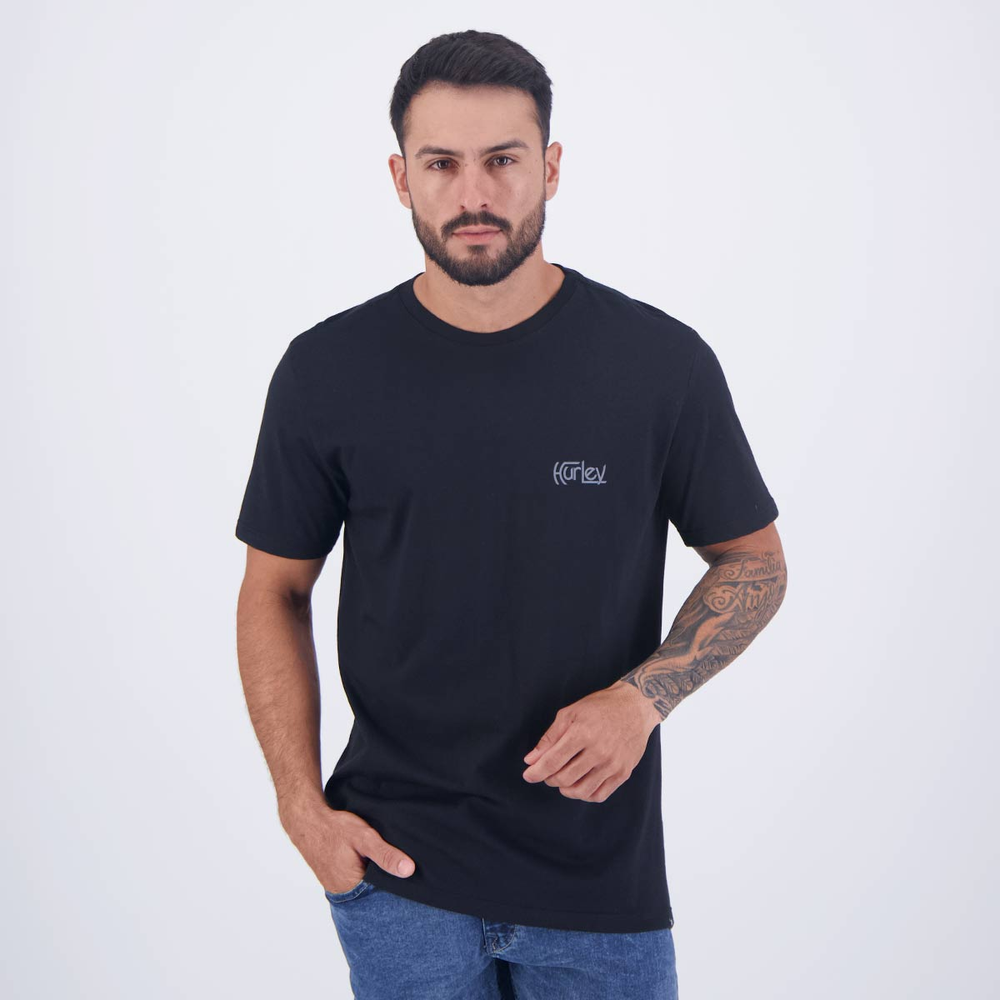 Camiseta Hurley Originals Preta Camiseta Hurley Originals Preta