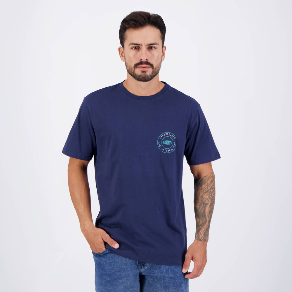 Camiseta Hurley Supply Marinho Camiseta Hurley Supply Marinho