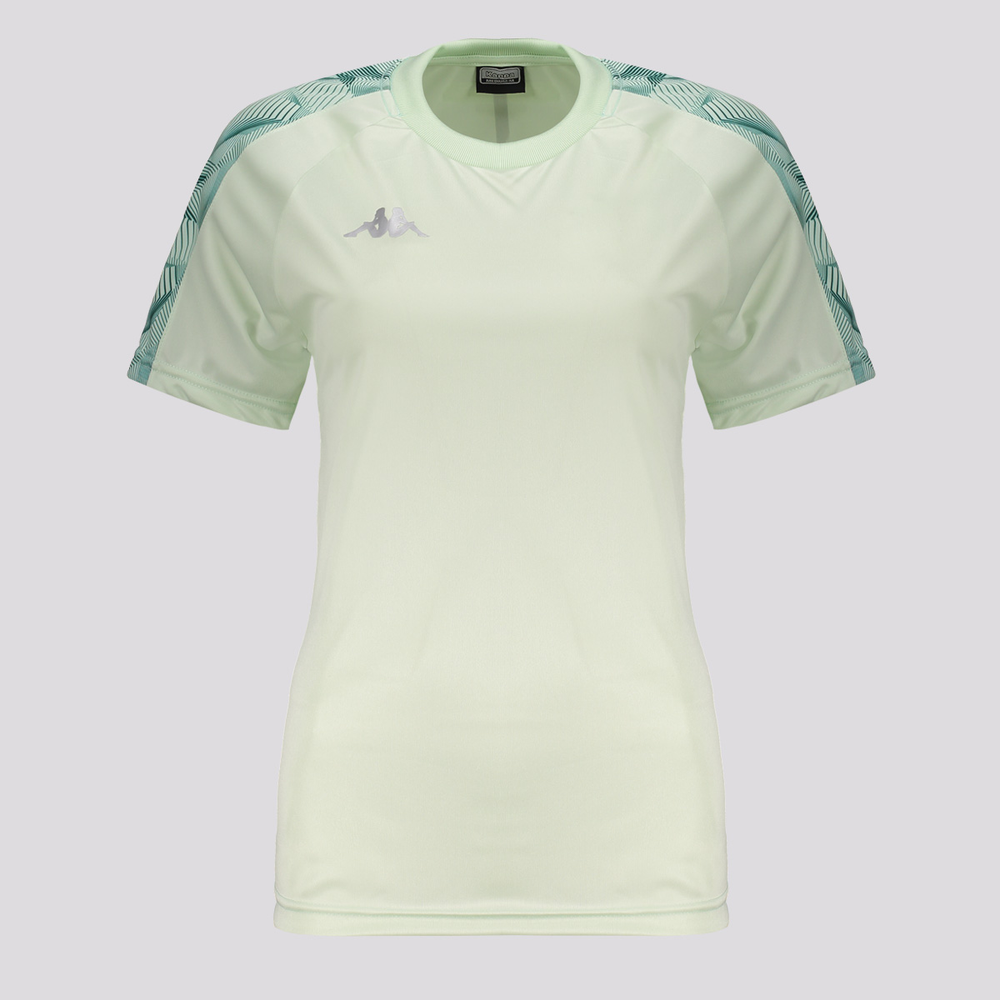 Camiseta Kappa Athens Feminina Verde Claro Camiseta Kappa Athens Feminina Verde Claro