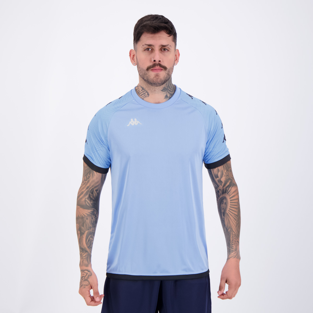 Camiseta Kappa Edinburgh Azul Celeste Camiseta Kappa Edinburgh Azul Celeste