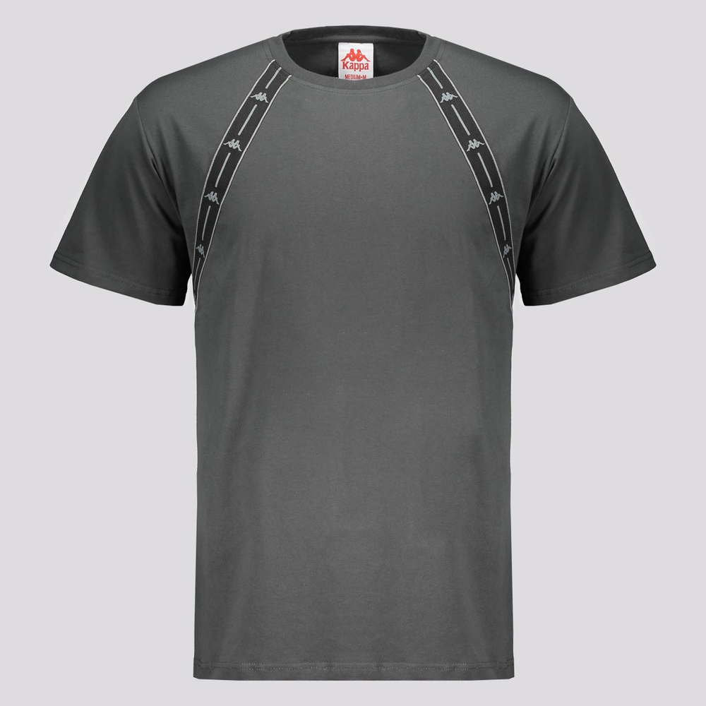 Camiseta Kappa JPN Gund Cinza Camiseta Kappa JPN Gund Cinza