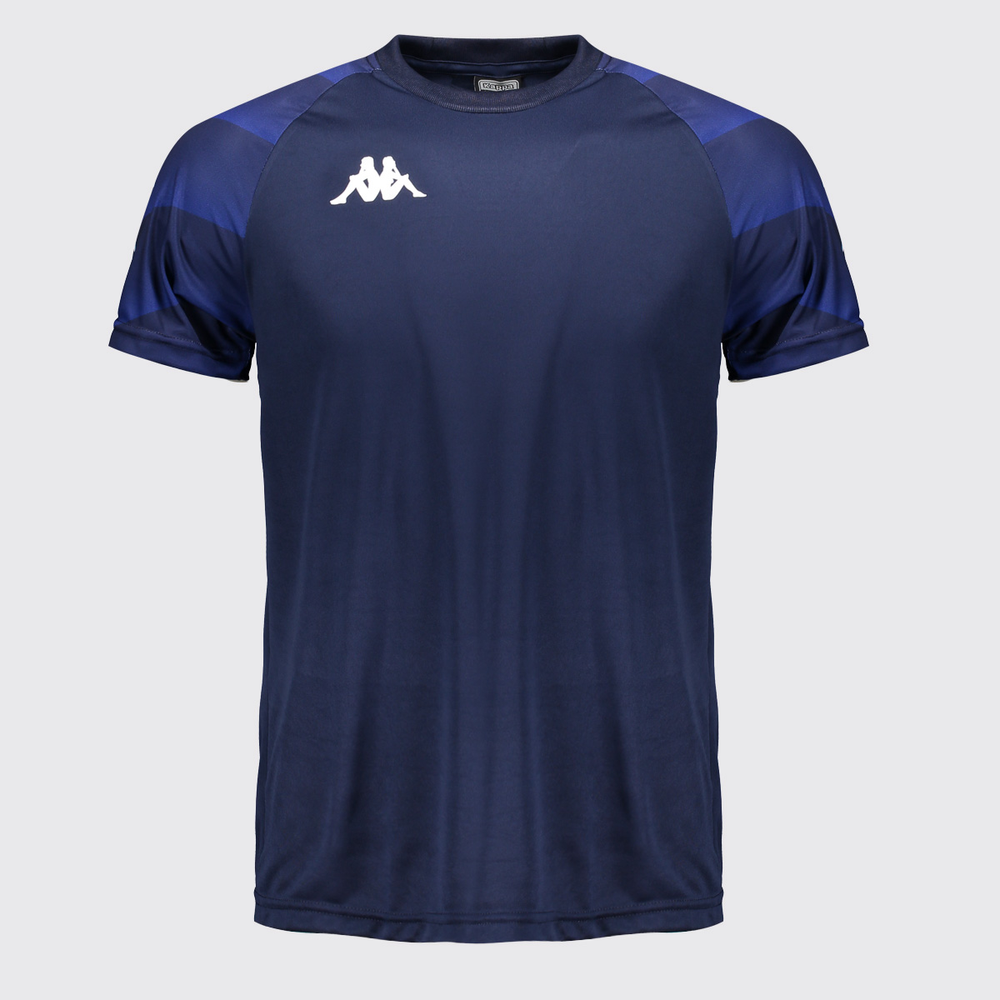 Camiseta Kappa Raglany Marinho Camiseta Kappa Raglany Marinho