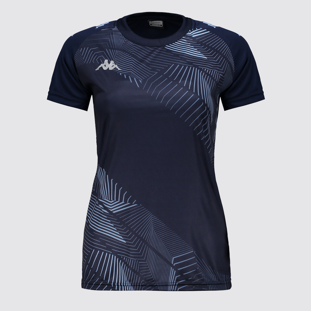Camiseta Kappa Zurich Feminina Marinho Camiseta Kappa Zurich Feminina Marinho