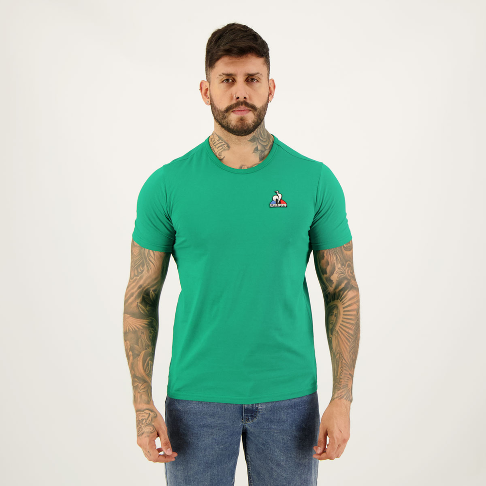 Camiseta Le Coq Sportif Classic N°4 Verde Camiseta Le Coq Sportif Classic N°4 Verde