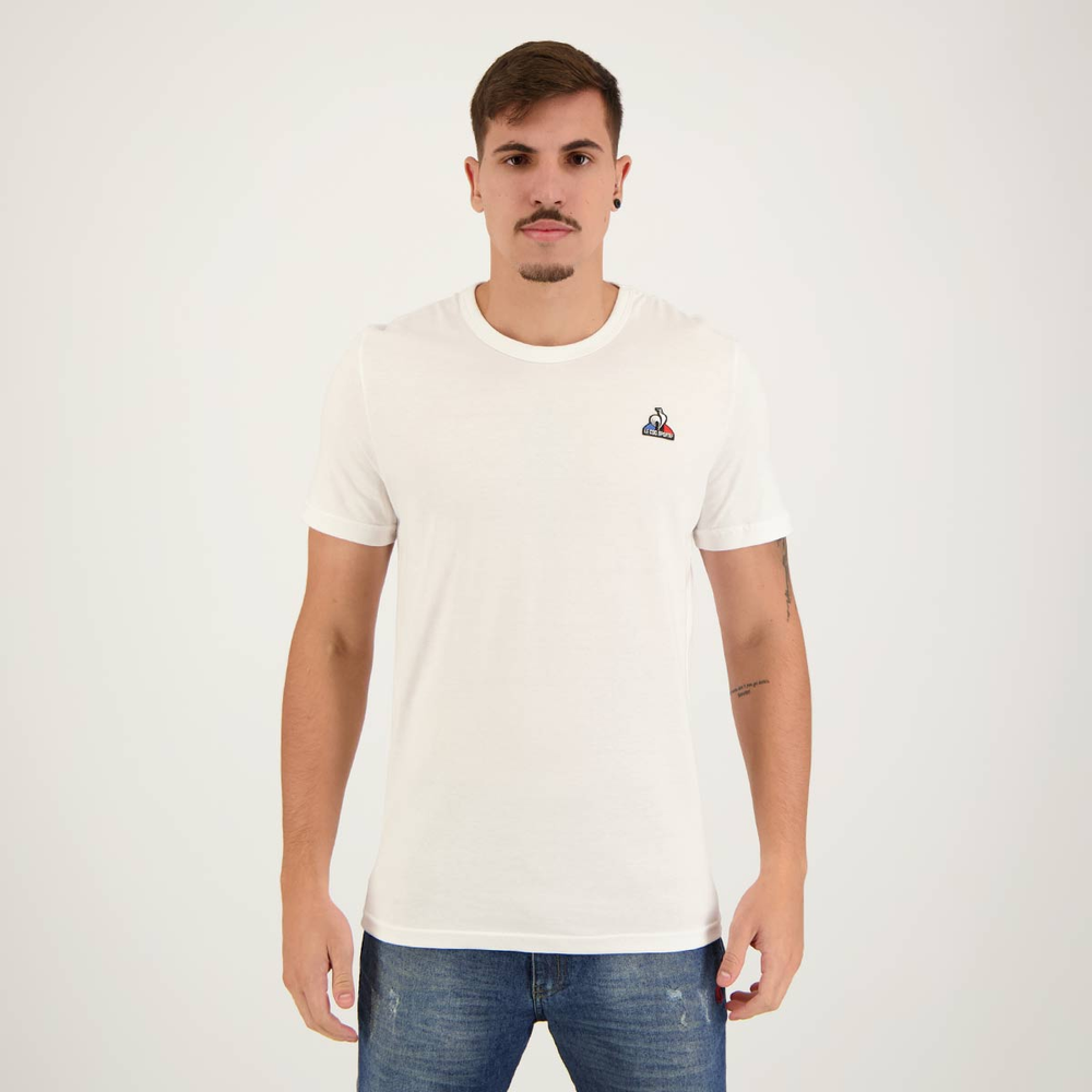 Camiseta Le Coq Sportif New Optical N3 Branca Camiseta Le Coq Sportif New Optical N3 Branca