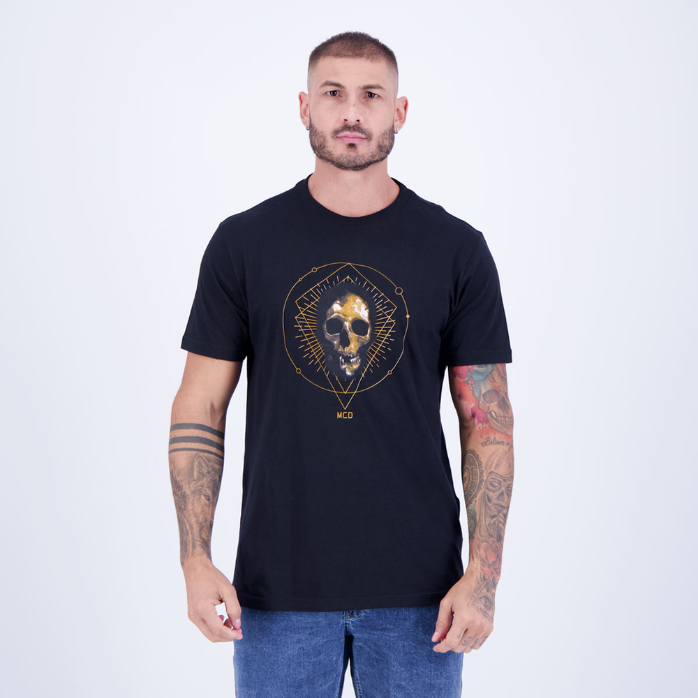 Camiseta MCD Caveira Preta Camiseta MCD Caveira Preta