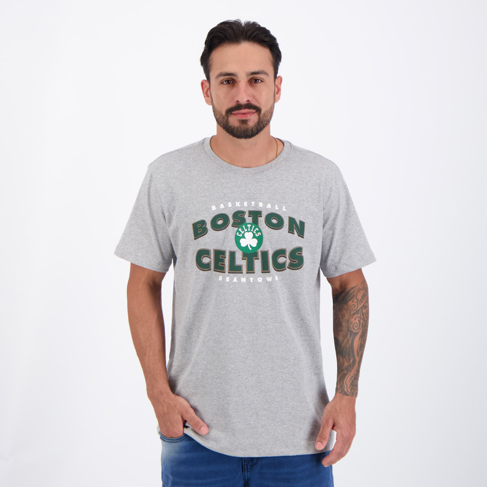 Camiseta NBA Boston Celtics Cinza Camiseta NBA Boston Celtics Cinza
