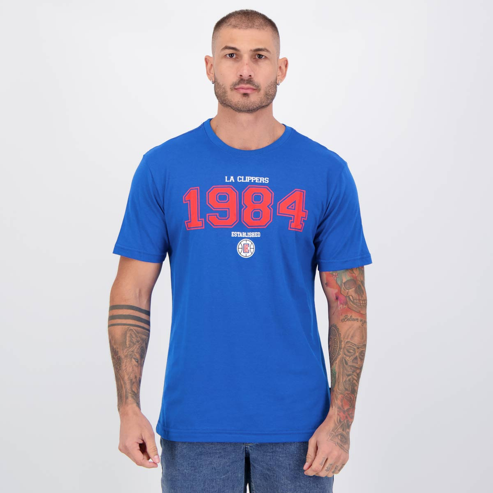 Camiseta NBA LA Clippers Azul Camiseta NBA LA Clippers Azul