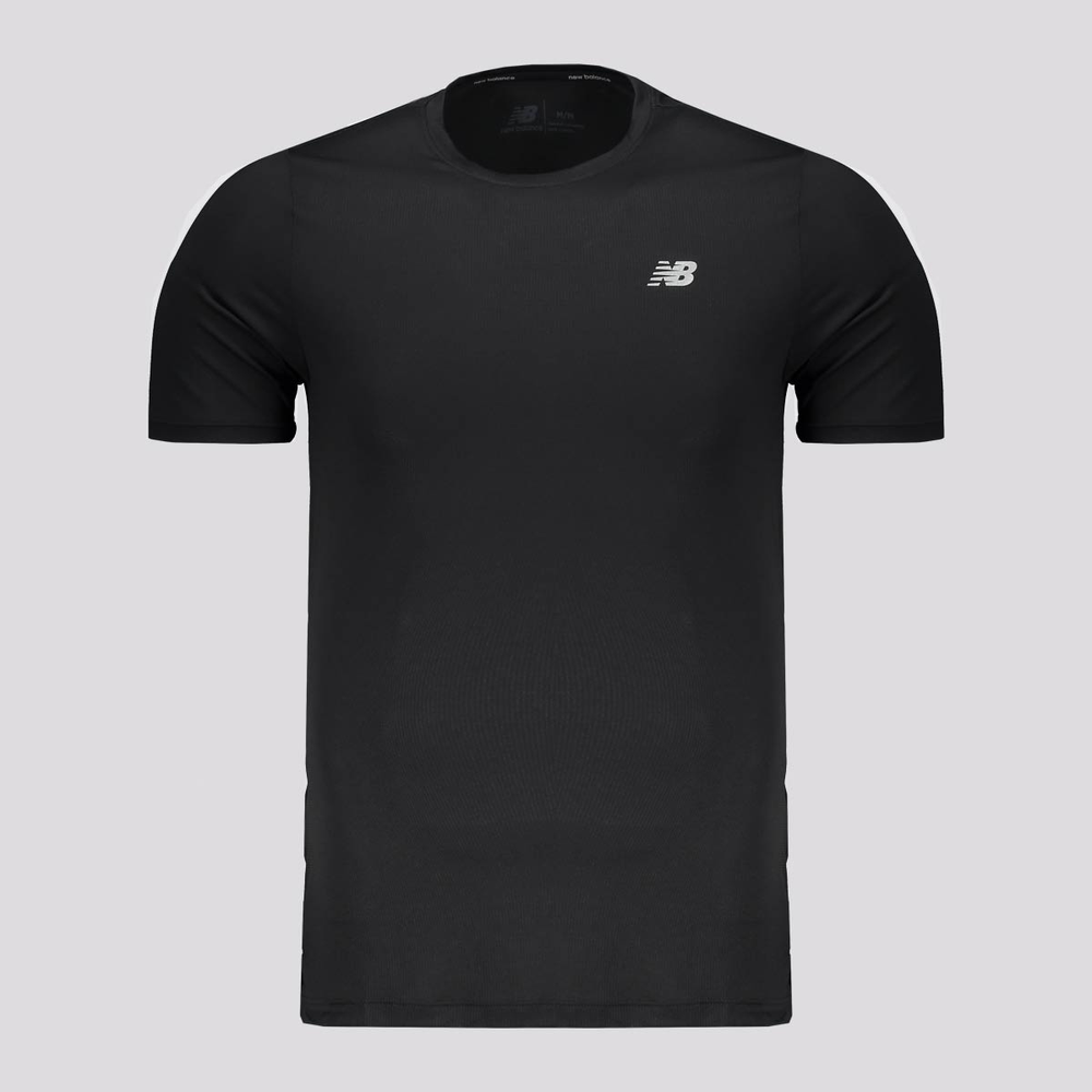 Camiseta New Balance Sport Essentials Preta Camiseta New Balance Sport Essentials Preta