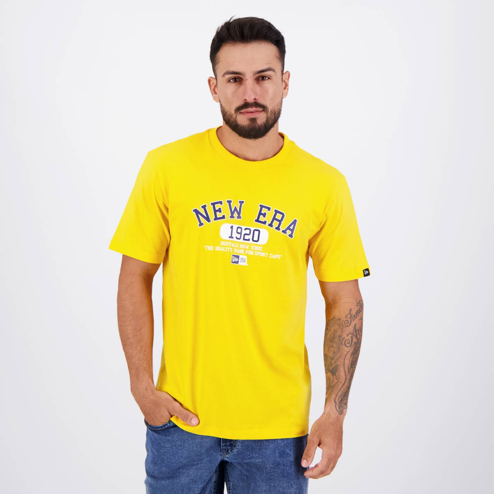 Camiseta New Era Branded Club House Amarela Camiseta New Era Branded Club House Amarela