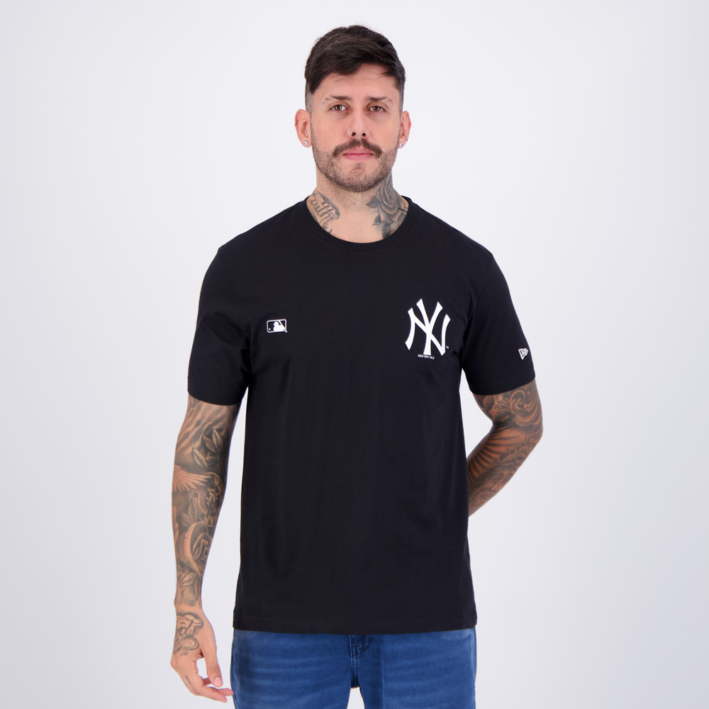 Camiseta New Era MLB New York Yankees I Preta Camiseta New Era MLB New York Yankees I Preta