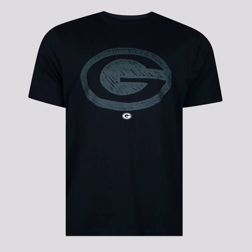 Camiseta New Era NFL Green Bay Packers Core Preta Camiseta New Era NFL Green Bay Packers Core Preta