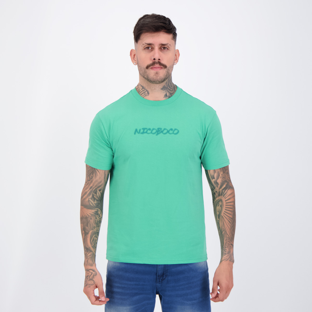 Camiseta Nicoboco Ester Verde Camiseta Nicoboco Ester Verde