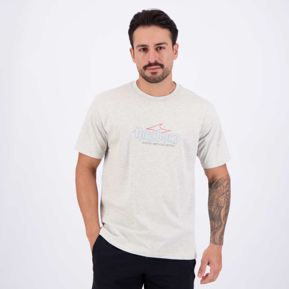Camiseta Nicoboco Lush Cinza Mescla Camiseta Nicoboco Lush Cinza Mescla