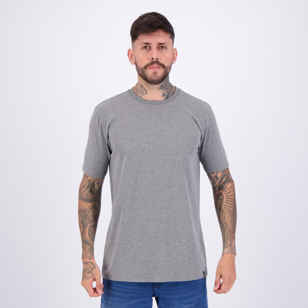 Camiseta Nicoboco Stretch Caccini Cinza Escuro Camiseta Nicoboco Stretch Caccini Cinza Escuro