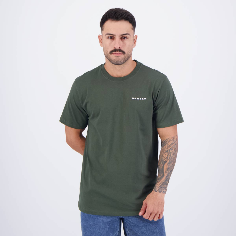 Camiseta Oakley Ellipse Heritage Verde Camiseta Oakley Ellipse Heritage Verde