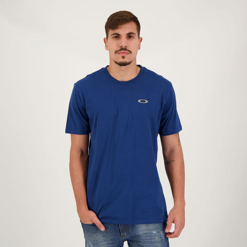 Camiseta Oakley Ellipse Tee Azul Escuro Camiseta Oakley Ellipse Tee Azul Escuro