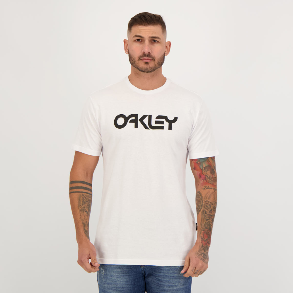 Camiseta Oakley Mark II SS Branca Camiseta Oakley Mark II SS Branca