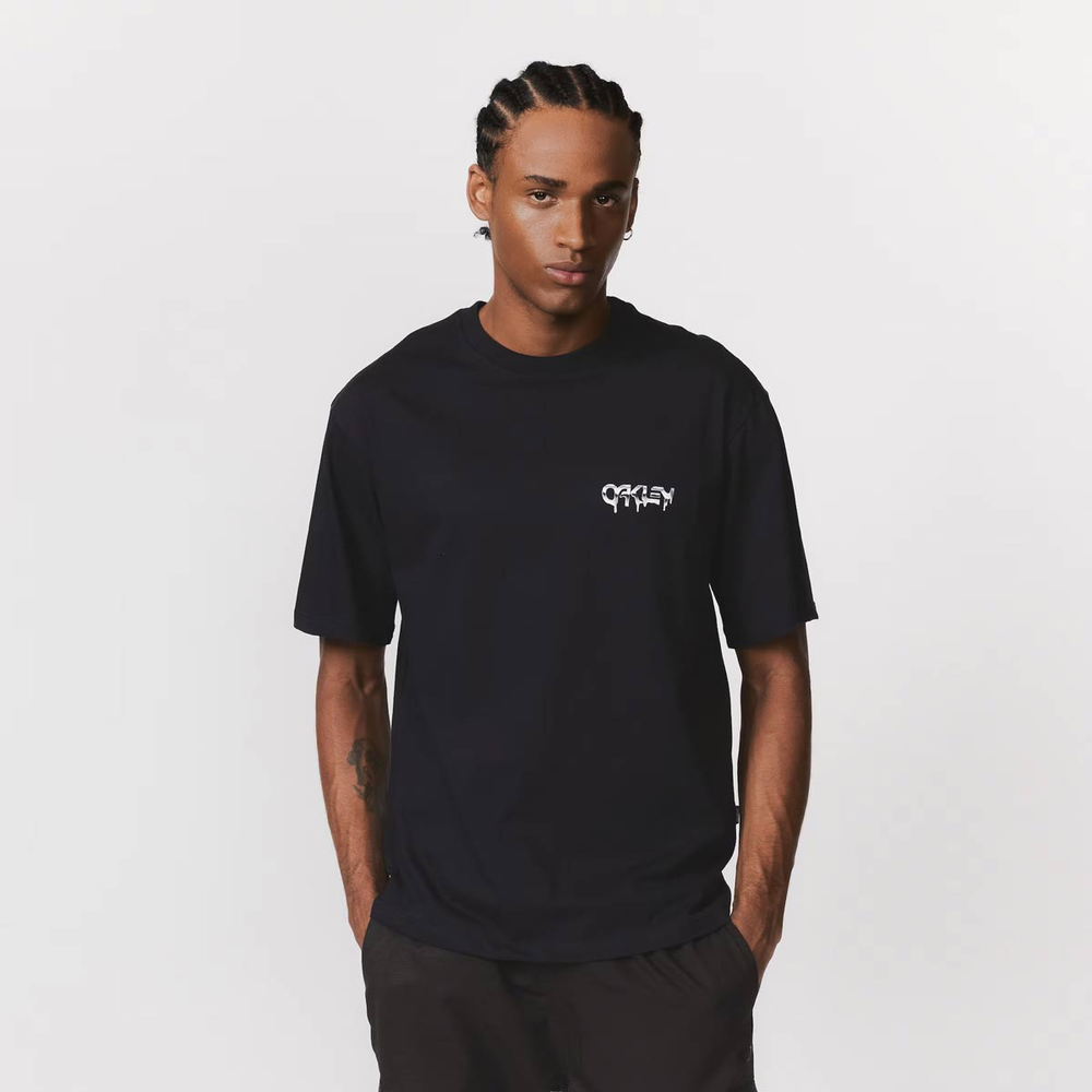 Camiseta Oakley Melted Metal SS Preta Camiseta Oakley Melted Metal SS Preta