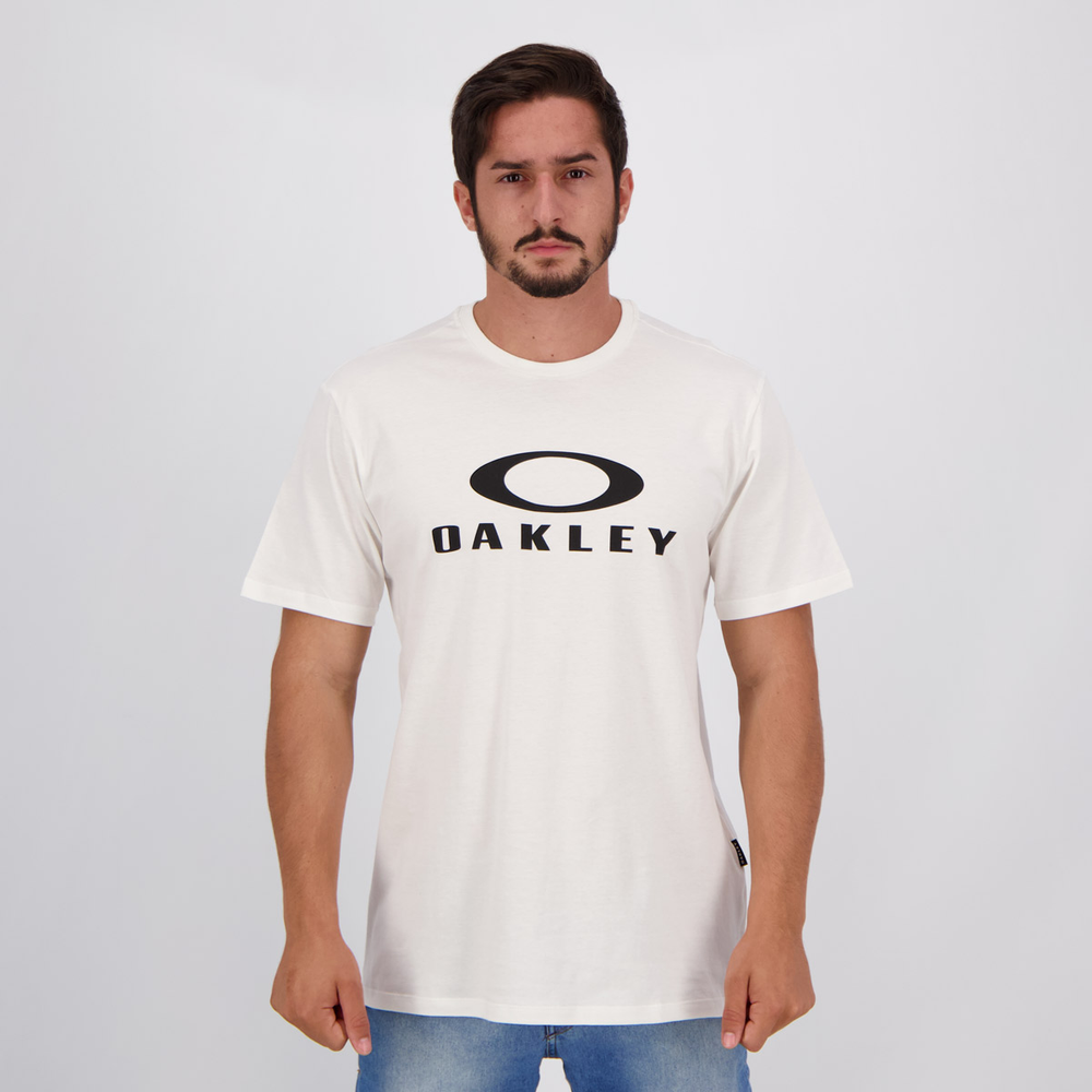Camiseta Oakley O Bark SS Branca Camiseta Oakley O Bark SS Branca