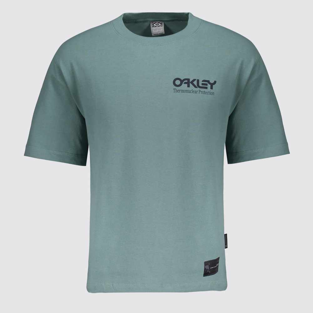 Camiseta Oakley Thermonuclear Logo SS Verde Camiseta Oakley Thermonuclear Logo SS Verde