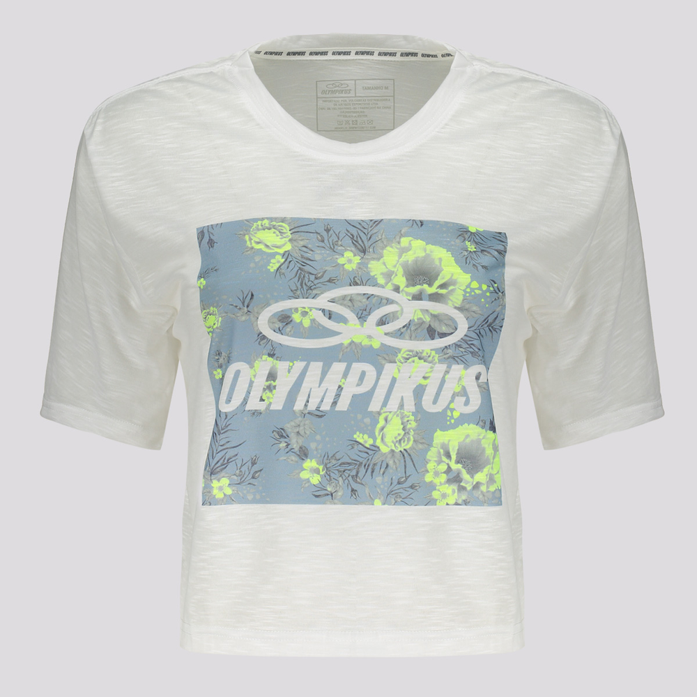 Camiseta Olympikus Box Feminina Branca Camiseta Olympikus Box Feminina Branca