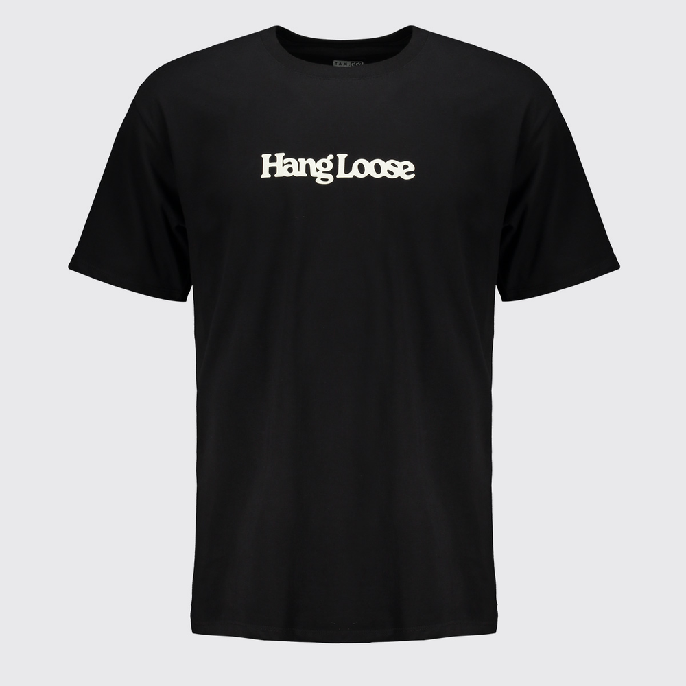Camiseta Oversize Hang Loose Preta Camiseta Oversize Hang Loose Preta