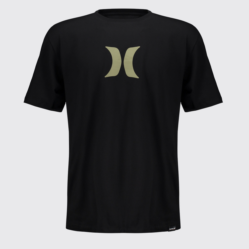 Camiseta Oversize Hurley Icon I Preta Camiseta Oversize Hurley Icon I Preta