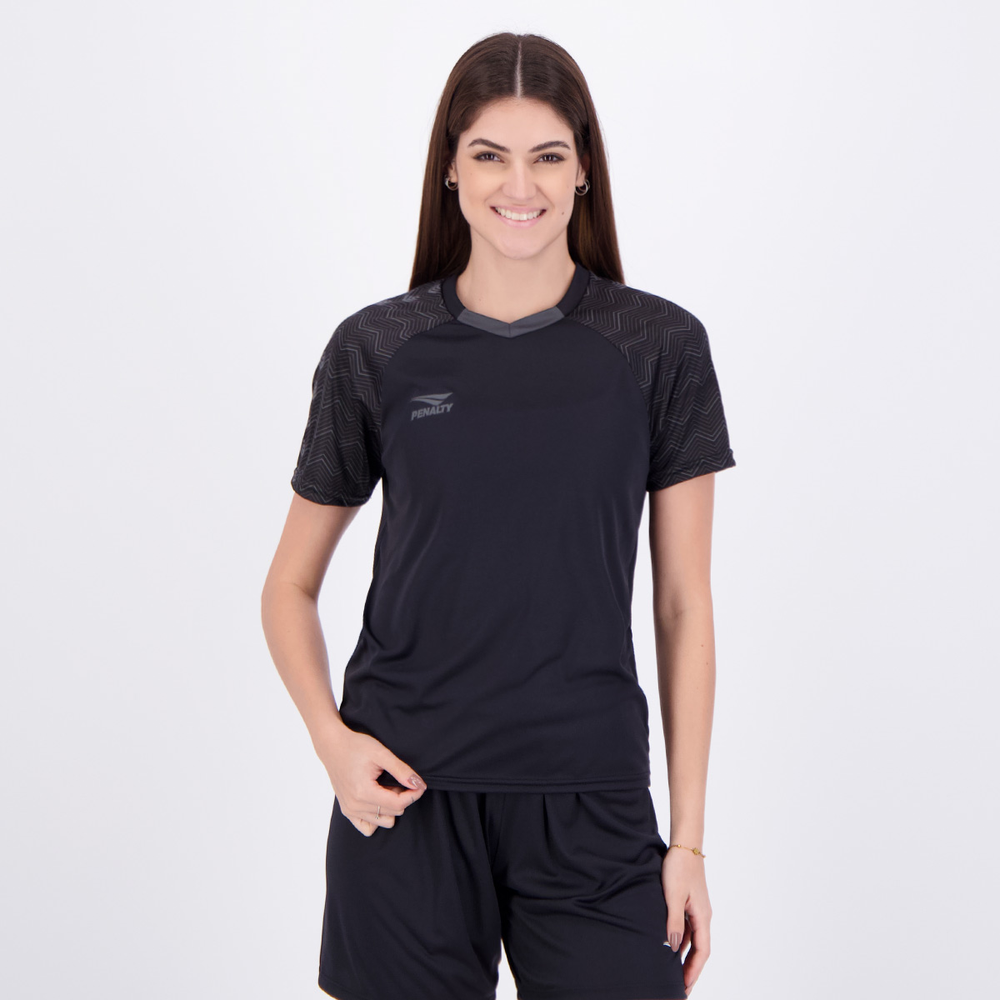Camiseta Penalty Bravo Feminina Preta Camiseta Penalty Bravo Feminina Preta