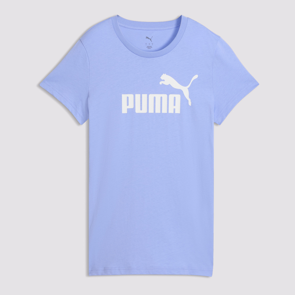 Camiseta Puma Ess No 1 Logo Tee Feminina Lilás Camiseta Puma Ess No 1 Logo Tee Feminina Lilás