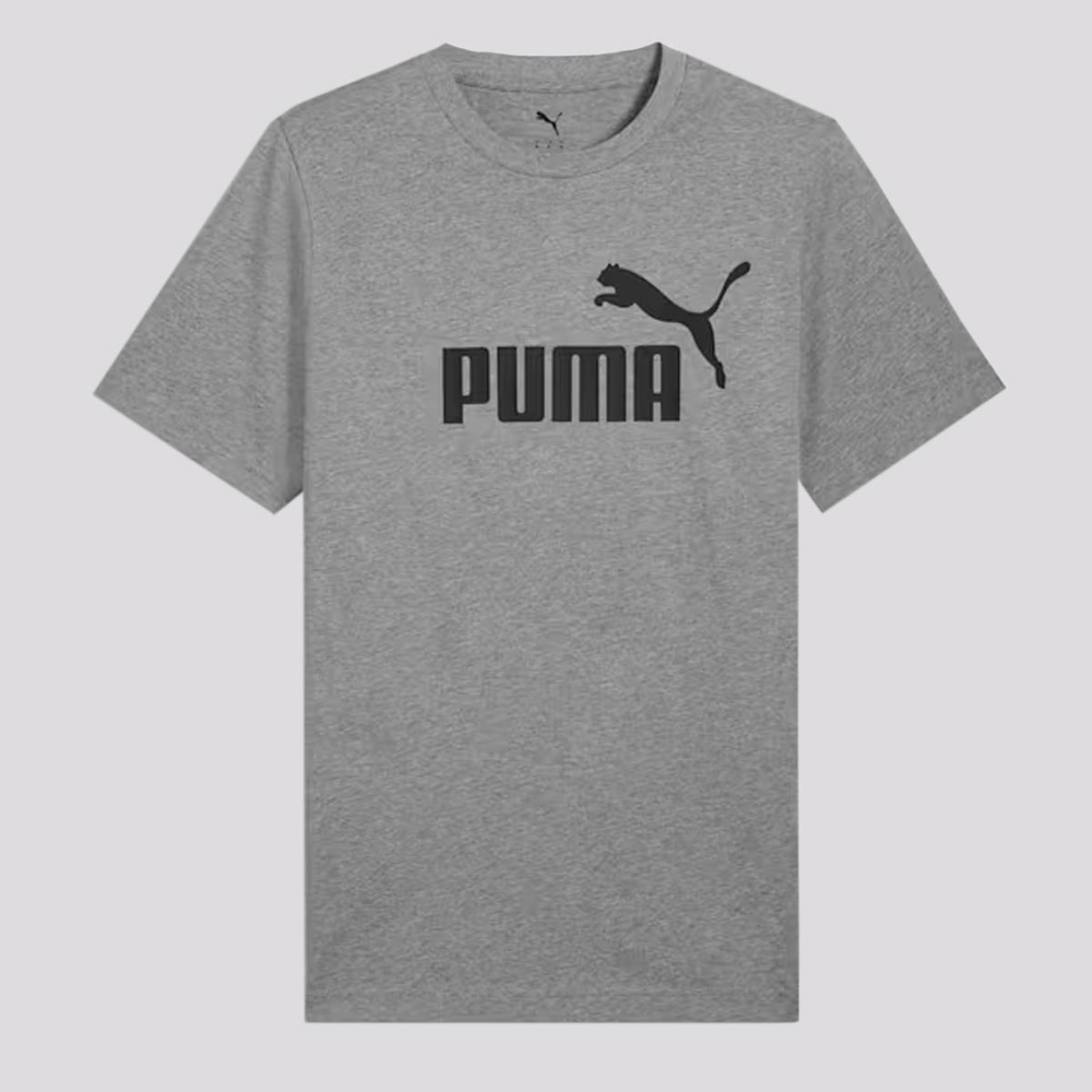 Camiseta Puma ESS NO. 1 Logo Cinza Camiseta Puma ESS NO. 1 Logo Cinza