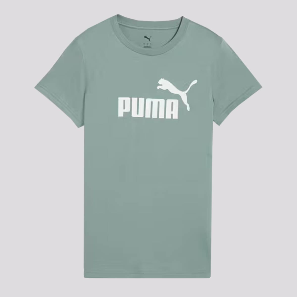 Camiseta Puma ESS NO. 1 Logo Feminina Verde Camiseta Puma ESS NO. 1 Logo Feminina Verde