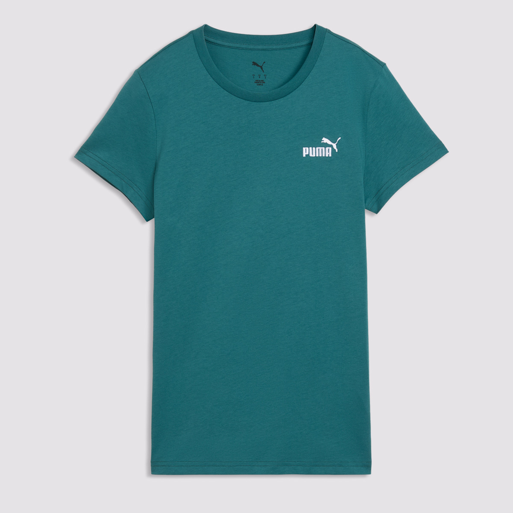 Camiseta Puma Ess Small No 1 Logo Tee Feminina Verde Camiseta Puma Ess Small No 1 Logo Tee Feminina Verde